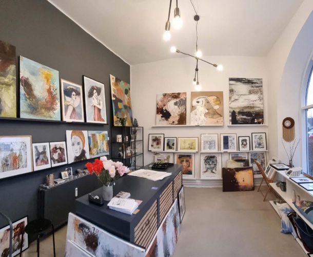 Kunstner har åbnet galleributik i Aalborg