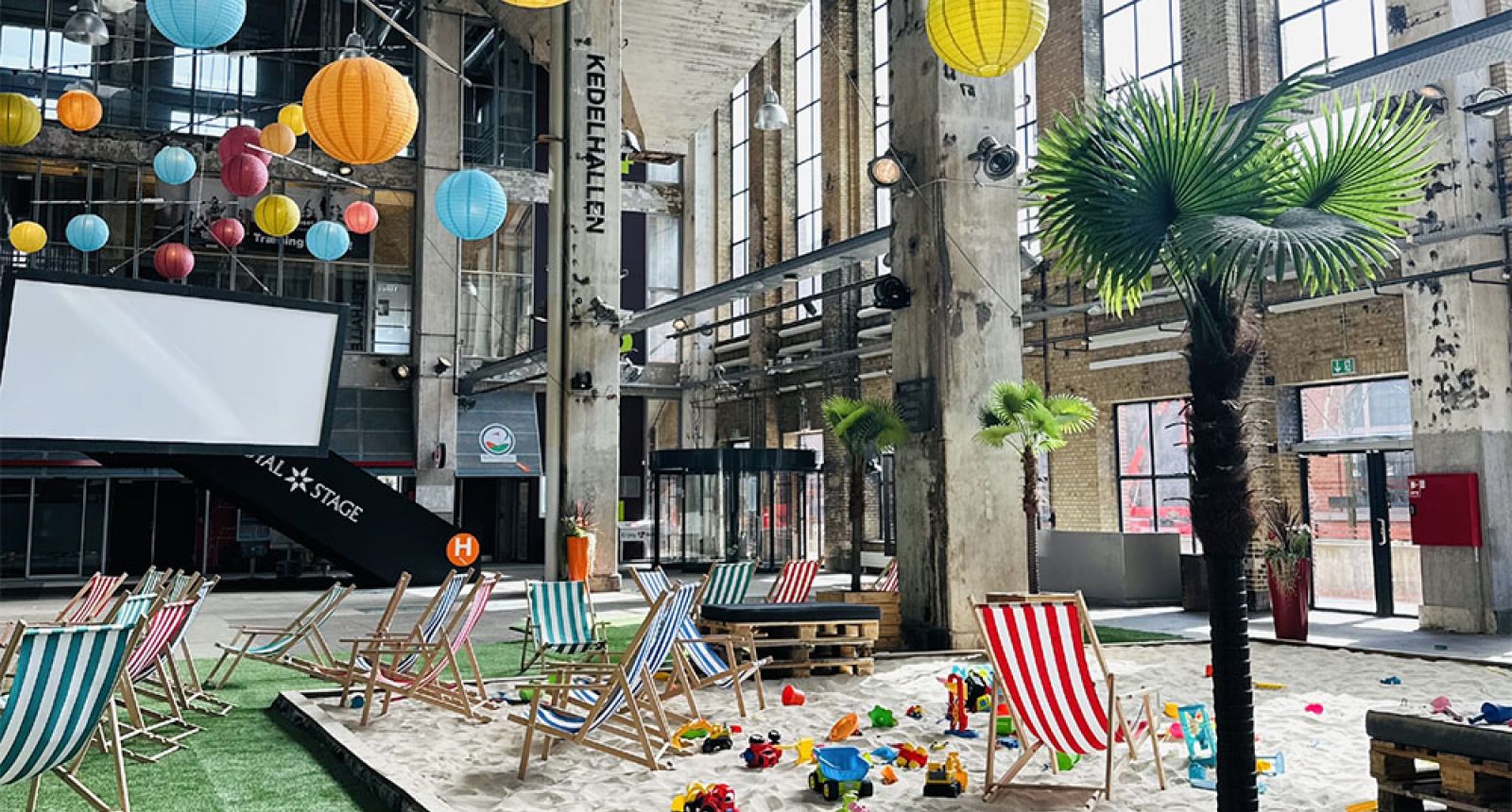 Stranden flytter ind igen: Costa del Nordkraft vender tilbage til Kedelhallen