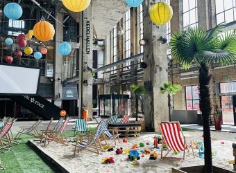 Stranden flytter ind igen: Costa del Nordkraft vender tilbage til Kedelhallen
