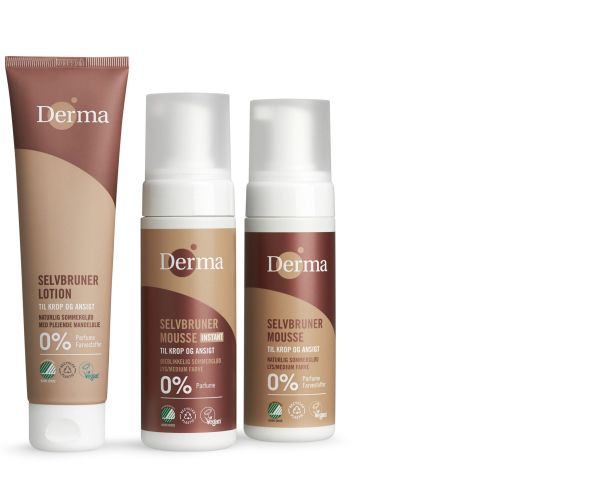 Anmeldelse: Derma selvbrunerserie