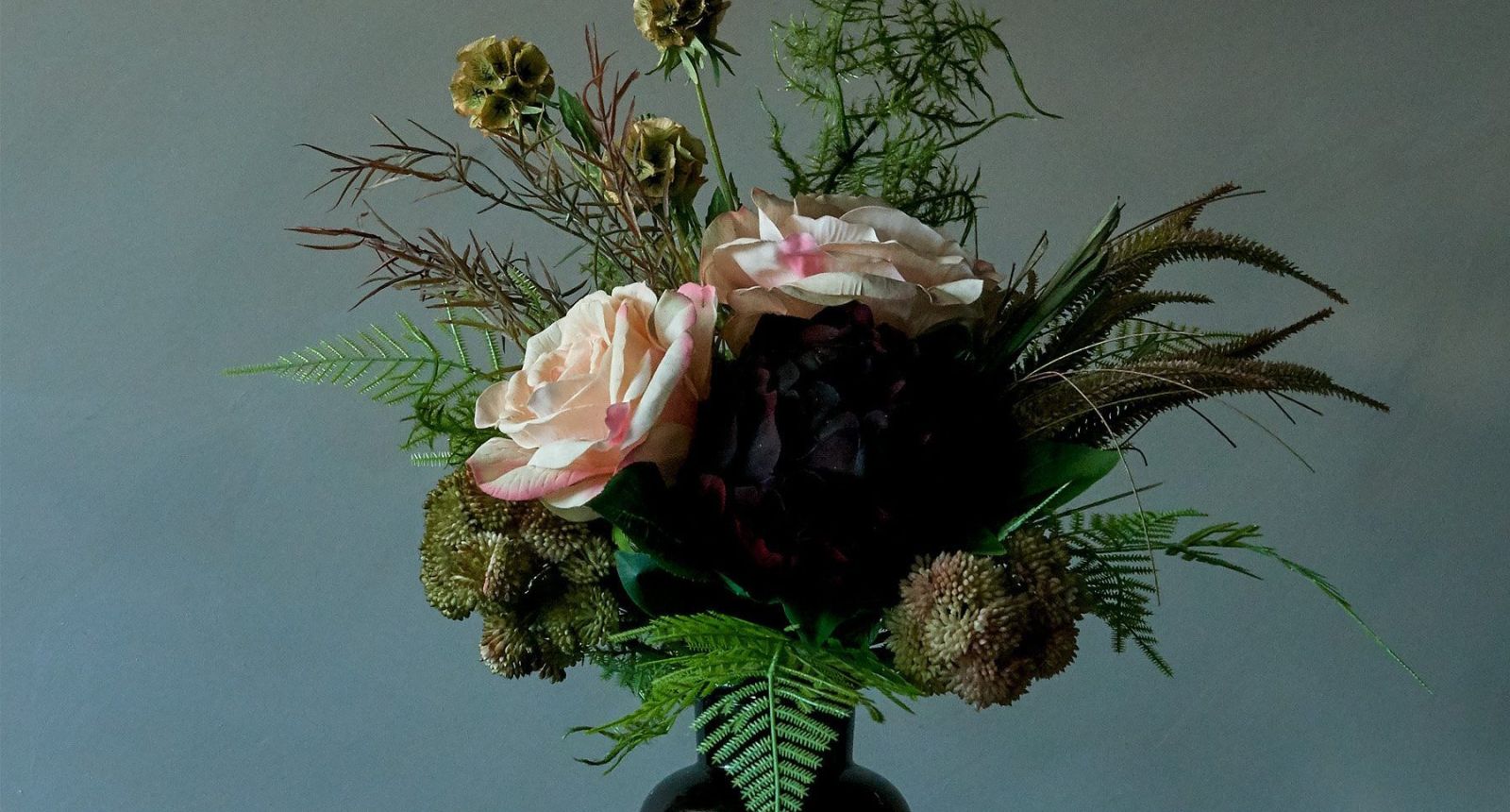 Kunstige blomster i hjemmet